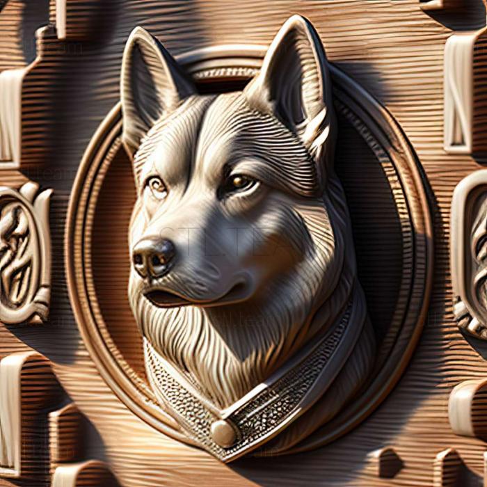 3D модель WeSiberian Husky собака (STL)